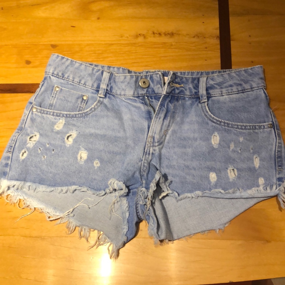 Zara denim shorts